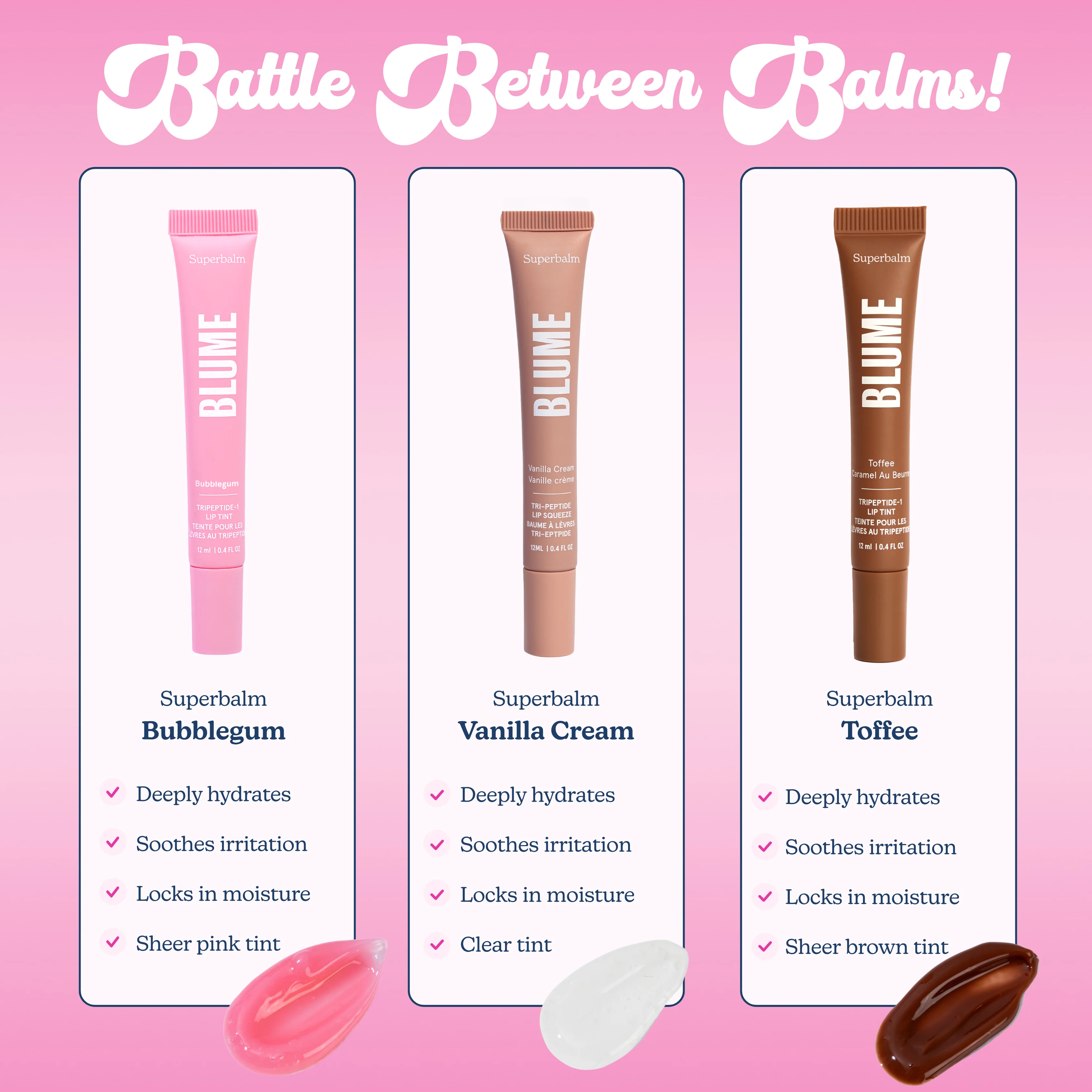 Superbalm Tripeptide-1 Lip Tint in Bubblegum - Image 4