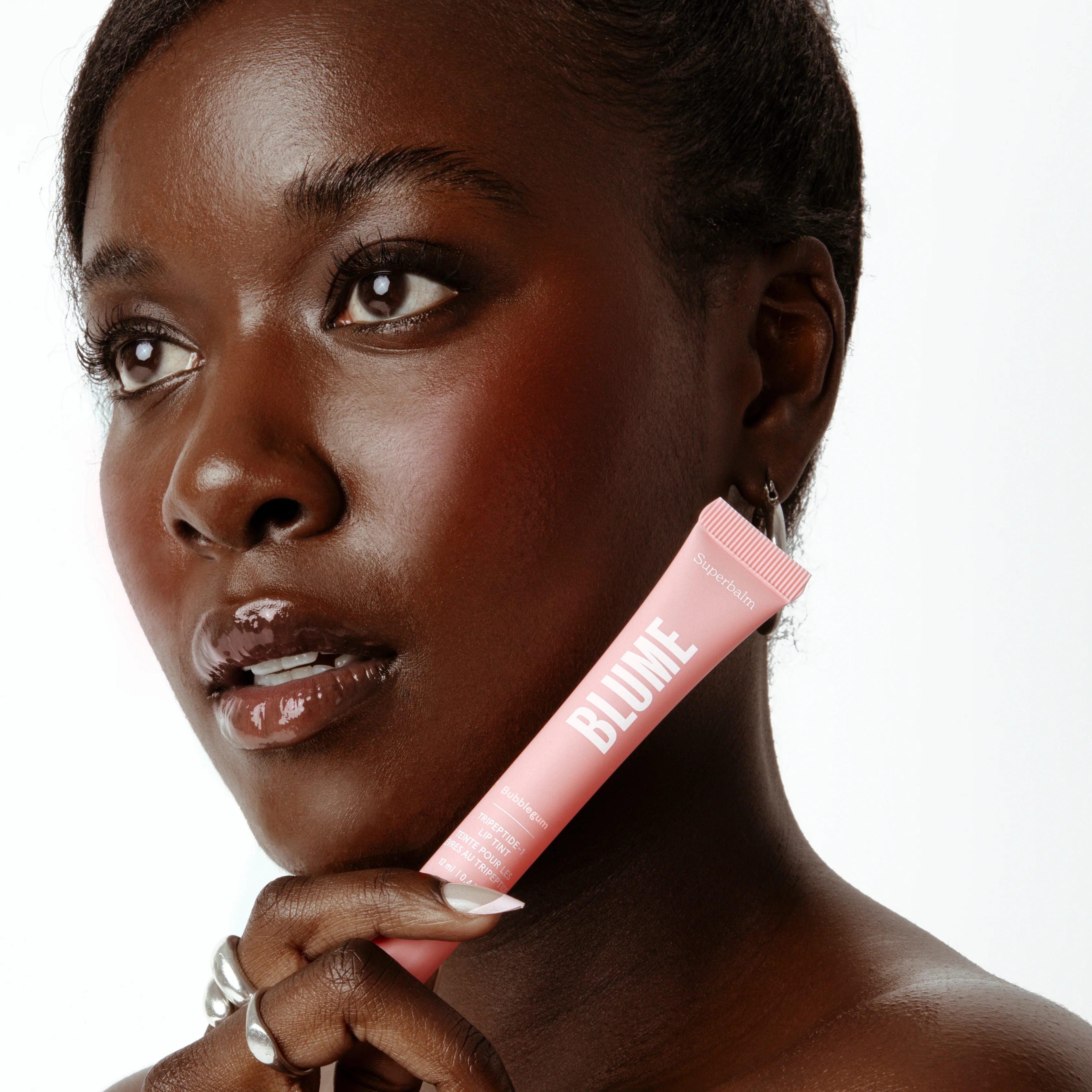 Superbalm Tripeptide-1 Lip Tint in Bubblegum - Image 8