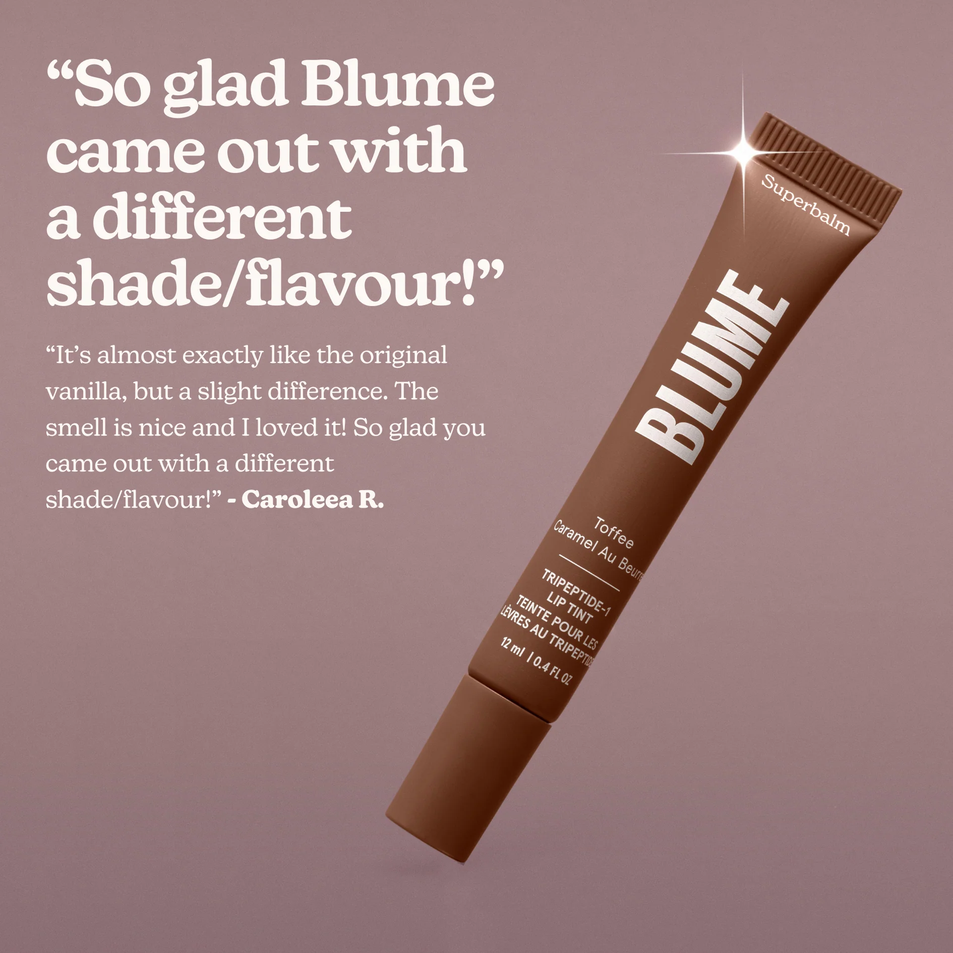 Superbalm Tripeptide-1 Lip Tint in Toffee - Image 11